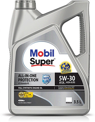 MOBIL Super 3000 X1 Formula FE 5W-30 Fully Synthetic Synthetic Blend Engine Oil(3.5 L)