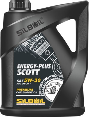 SILBOIL ENERGY PLUS SCOTT SAE 5W-30 ( API: SM/CH-4 Cetified ) Premium Full-Synthetic Engine Oil(3 L, Pack of 1)