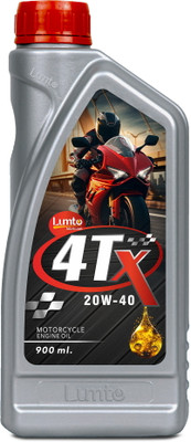 LUMTO 20W40 4TX 900ml P1 for Bike Petrol Engine Oil for Four Stroke Bikes High Performance Engine Oil(900 ml)