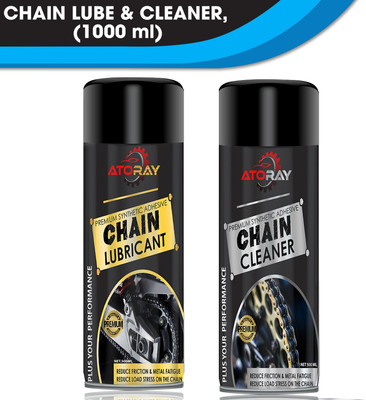Atoray Premium Bike Chain Lubricant and Chain Cleaner Spray For Motorcycle & Bicycle Chain Oil(1000 ml, Pack of 2)