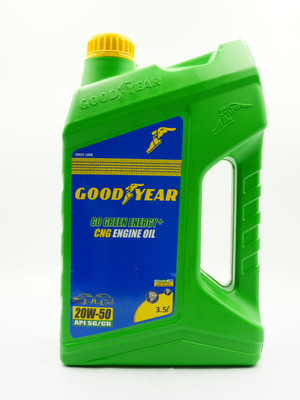 Goodyear Go Green+ 3.5 Ltrs 20W50 CNG Engine Oil For CNG Cars & Vehicles Go Green+ 3.5 Ltrs 20W50 CNG Engine Oil For CNG Cars & Vehicles Mineral Engine Oil(3.5 kg, Pack of 1)