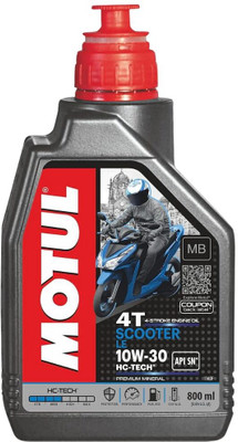 MOTUL Scooter LE 4T 10W-30HC-TECH Scooter LE 4T 10W-30 HC-TECH Mineral Engine Oil(800 ml, Pack of 1)