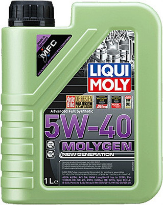 Liqui Moly 8576 Low Friction Motor Oil for Petrol & Diesel Molygen New Gener­a­tion 5W-40 Full-Synthetic Engine Oil(1 L, Pack of 1)