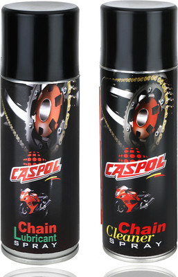 Caspol Chain Lube and Chain Cleaner Spray Chain Lubricant & Cleaner Chain Oil(800 ml, Pack of 2)