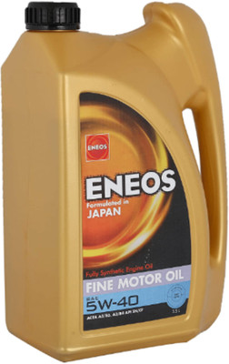ENEOS Fine 5W-40FullySyntheticMotorOil for any type of Petrol,Diesel EngineCars(3.5L) Full-Synthetic Engine Oil(3.5 L, Pack of 1)