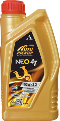 AUTO PICKUP Premium Quality 4 Stroke Neo 4t 10W30 API-SN Engine Oil High Performance Engine Oil(800 ml, Pack of 1)