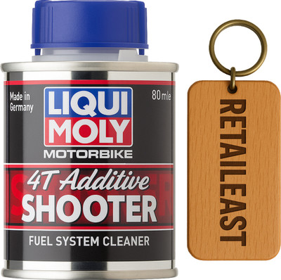 Liqui Moly Motorbike 4T Additive Shooter Fuel System Cleaner for Bike Synthetic Blend Engine Oil(80 ml, Pack of 1)