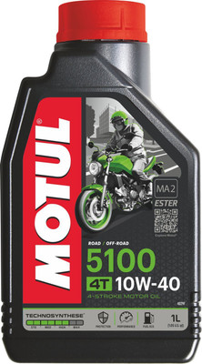 MOTUL 5100 4T 10W-40 Motul Semi Synthetic grade Synthetic Blend Engine Oil(1 L)