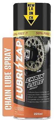 Shadow Securitronics LUBRIZAP Chain Lube Spray for All Bikes, Wear Resistant Lubricant Clean Spray Chain Oil(225 ml, Pack of 1)