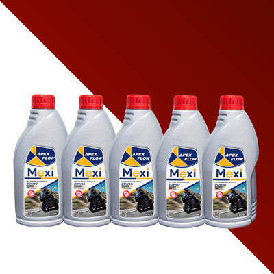 Mexi Apex Flow 900ML (Pack of 5) (M04) 20W40 SL Multi-Grade Engine Oil(900 ml, Pack of 5)