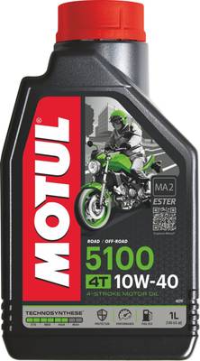 MOTUL 5100 10W40 1L engine oil Motul Semi Synthetic Engine Oil 5100 series 10W40 grade Synthetic Blend Engine Oil  (1000 ml)
