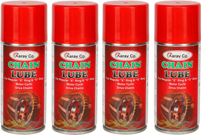 AARAV CO. Chain Lube Spray 150ml Pack of 4 Chain Oil(600 ml, Pack of 4)