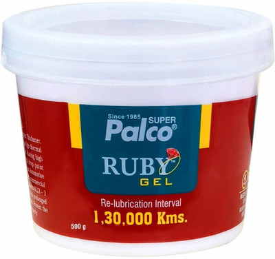 PL SUPER PALCO RUBY GEL-NLGI-3, Lubricating Gel Drain Interval Upto 1,30,000 Kms Long Lasting Lubricant For Cars, Buses, Trucks, 2 Wheeler, 3 Wheeler Agriculture Grease(500 g, Pack of 1)