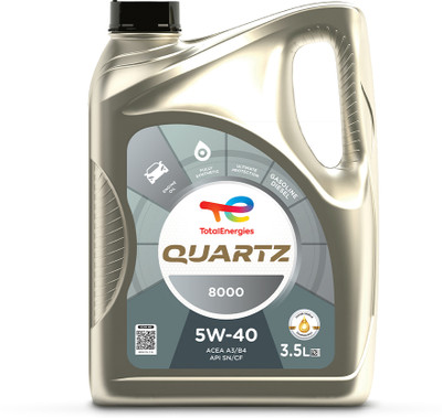 Total Energies Quartz 8000 5W-40 Full-Synthetic Engine Oil(3.5 L)