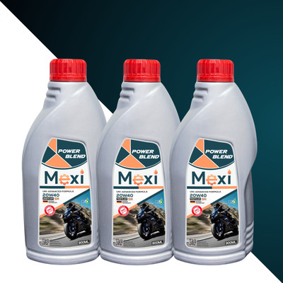 Mexi Power Blend 900ML (Pack of 3) (M08) 20W40 SN Multi-Grade Engine Oil(900 ml, Pack of 3)
