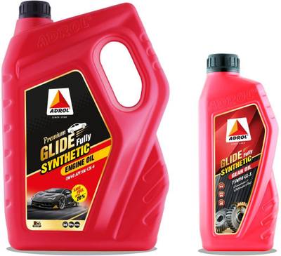 Adrol ADROL_COM_E3.5-G1_001 Engine, Gear Oil Enhance Performance & Durability Good Lubricant for Automobiles Full-Synthetic Engine Oil