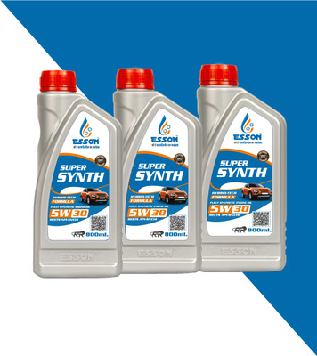 ESSON SUPERSYNTH 5W30 800 ML P3 SUPERSYNTH 5W30 FULLY SYNTHETIC OIL 800ML P3 Full-Synthetic Engine Oil(2400 ml)