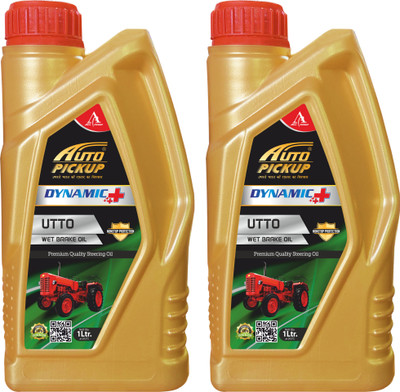 AUTO PICKUP New Premium_Quality 1+1 Combo Pack Of 2 1L UTTO Wet Brake Heavy Duty Engine Oil(1 L, Pack of 2)