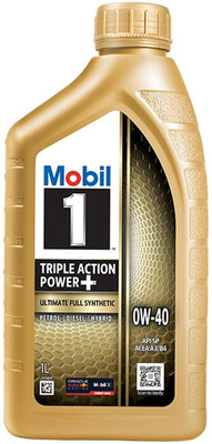 MOBIL 1 0W-40 API SN, Advanced Full-Synthetic Engine Oil(1 L, Pack of 1)