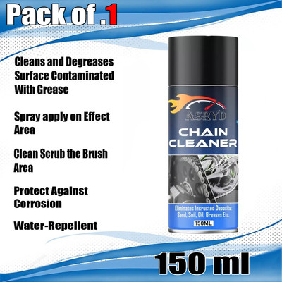 ASRYD Motorcycle Chain Cleaner Spray Bike Chain Oil 150ml Chain Cleaner Spray Bike Chain Oil 150ml Chain Oil(150 ml, Pack of 1)