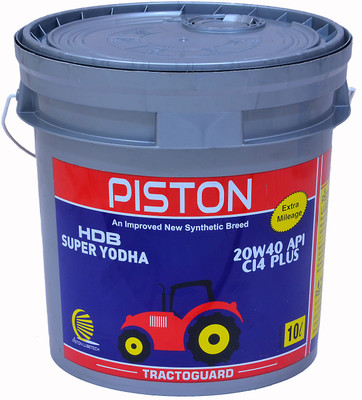 piston 20W-40 API CI4 PLUS Full-Synthetic Engine Oil(10 L, Pack of 1)