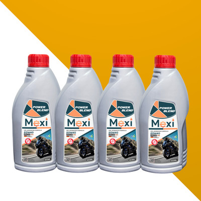Mexi Power Blend 900ML (Pack of 4) [M03] 20W40 SN Multi-Grade Engine Oil(900 ml, Pack of 4)