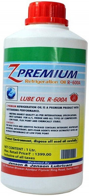 Z Premium 899200919617 Z Premium Refrigeration Oil R 600A - 1 litre Coolant(1 L, Pack of 1)