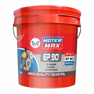MOTER MAX New Pack Of 7.5L Premium EP- 90 API GL-5 Heavy-Duty Extra Protection Gear Oil(7.5 L, Pack of 1)