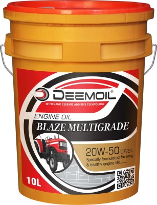 DEEMOIL BLAZE MULTIGRADE 20W-50 CF/SL Heavy Duty Engine Oil(10 L, Pack of 1)