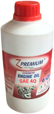 Z Premium SAE 40 Synthetic Blend Engine Oil(500 ml, Pack of 1)