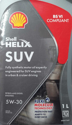 Shell HELIX 05W-30 Fully Synthetic Shell Helix SUV Fully Synthetic 05W30 1L Full-Synthetic Engine Oil(1 L, Pack of 1)