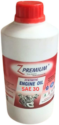 Z Premium SAE 30 Synthetic Blend Engine Oil(500 ml, Pack of 1)