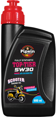 PIPKIN Top Tier 5W30 600ml SN Fully Synthetic Engine Oil for Gear Less Bike and Scooter | for All New Generation 4 Stroke, Two Wheelers High Performance Bikes Full-Synthetic Engine Oil(600 ml, Pack of 1)