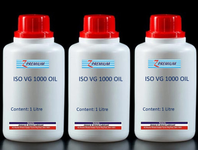 Z Premium 934287846582 ISO VG 1000 Oil ( 3 piece ) High Performance Engine Oil(3 L, Pack of 3)