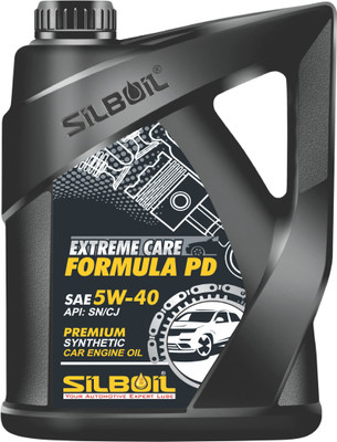 SILBOIL EXTREME CARE FORMULA PD SAE 5W-40 ( API: SN/CJ-4 Certified ) Premium Full-Synthetic Engine Oil(3.5 L, Pack of 1)