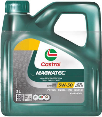 Castrol MAGNATEC 5W-30 API SP ACEA C2 Full-Synthetic Engine Oil(3 L, Pack of 1)