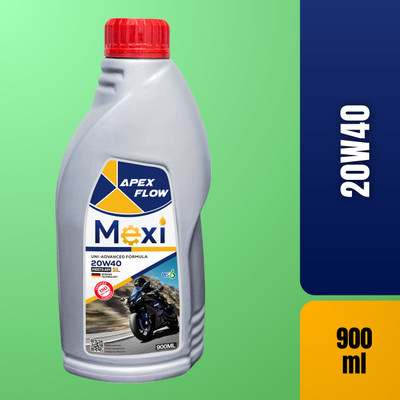 Mexi Apex Flow 900ML (Pack of 1) (M05) 20W40 SL Multi-Grade Engine Oil(900 ml, Pack of 1)