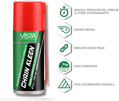 VISTA 1 chain kleen 100 ml Chain Oil(100 ml, Pack of 1)