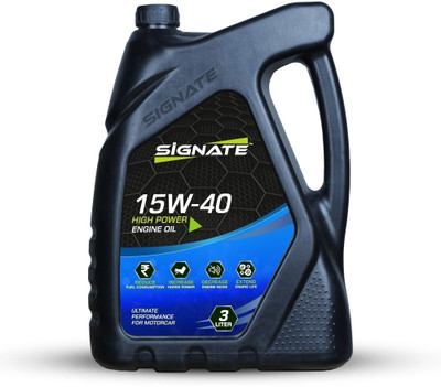 Signate 15w-40 Light and Medium Duty Commercial and Passenger Vehicle Multi-Grade Engine Oil High Performance Engine Oil(3 L, Pack of 1)