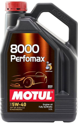MOTUL 8000 Perfomax 5W40 Engine Oil For Car - 3.5 L 5w40 Full-Synthetic Engine Oil(3.5 L, Pack of 1)