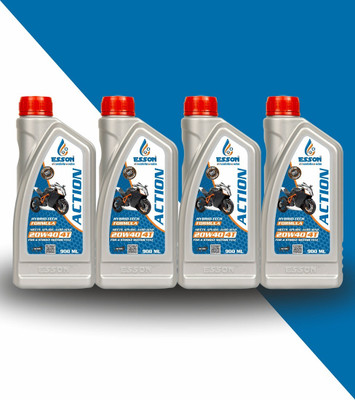 ESSON ACTION 20W40 4T 900ML P4 ACTION 900 P4 Conventional Engine Oil(3600 ml)