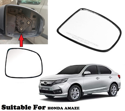 GS Grow n Shine Manual Driver Side, Rear View Mirror For Honda Amaze(Exterior, Right)