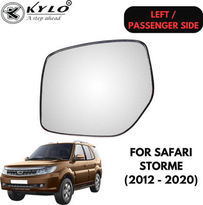 KYLO Manual Passenger Side, Rear View Mirror For Tata Safari Storme(Exterior, Left)