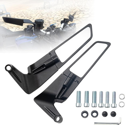 carfrill Manual Rear View Mirror For TVS Universal For Bike(Right, Left)