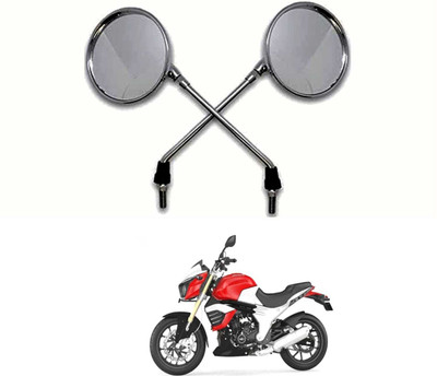 PRTEK Manual Rear View Mirror For TVS Max 4R(Center)