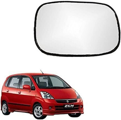 KING GENUINE Manual Driver Side, Rear View Mirror For Maruti Suzuki Zen Estilo(Right, Exterior)