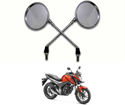 PRTEK Manual Rear View Mirror For Honda Universal For Bike(Center)