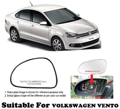 GS Grow n Shine Manual Passenger Side, Rear View Mirror For Volkswagen Vento(Exterior, Left)