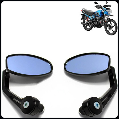 Vtrust Manual Rear View Mirror, Driver Side For Hero Universal For Bike(Left, Right)