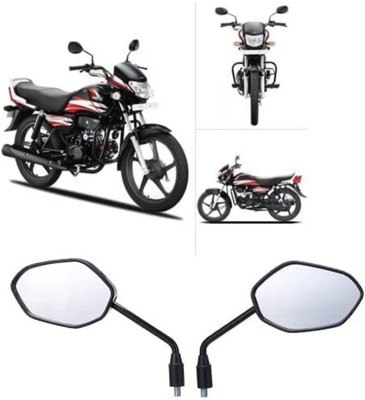 KING GENUINE Manual Rear View Mirror For Honda CB Shine(Left, Right)